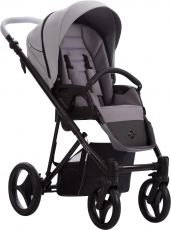 Детская коляска 2 в 1 Bebetto Flavio PRO 10 gray, 100% Эко-кожа